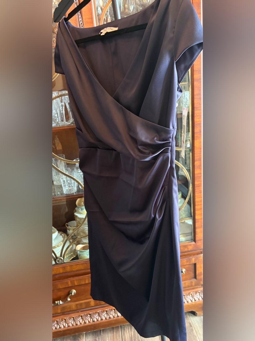 Classic Navy Wrap-Front NWT Dress by Evan Picone purchased at Macy’s